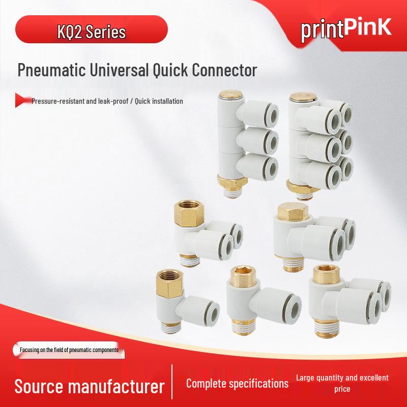 Pneumatic Tubing Multi-Way Universal Joint KQ2 Series 06/08-02S