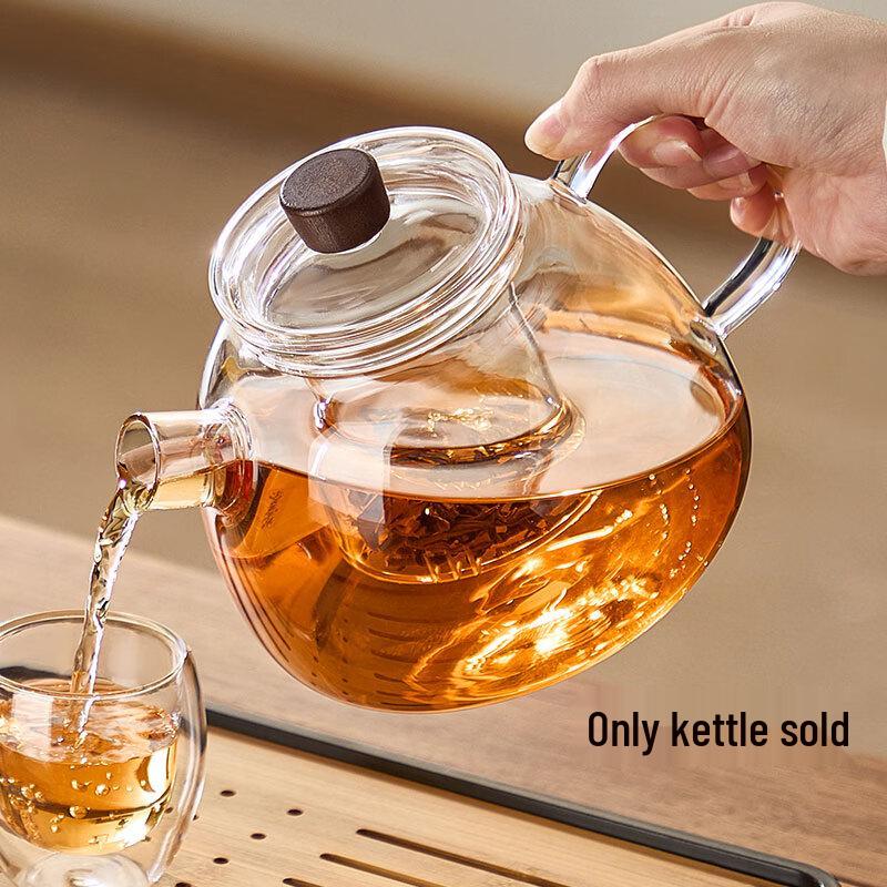 High Borosilicate Glass Tea Kettle with Infuser