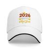 Unisex Happy New Year 2026 Outdoor Hat Summer  Sun Baseball Caps New Baseball Cap Hip Hop Sunscreen Hats