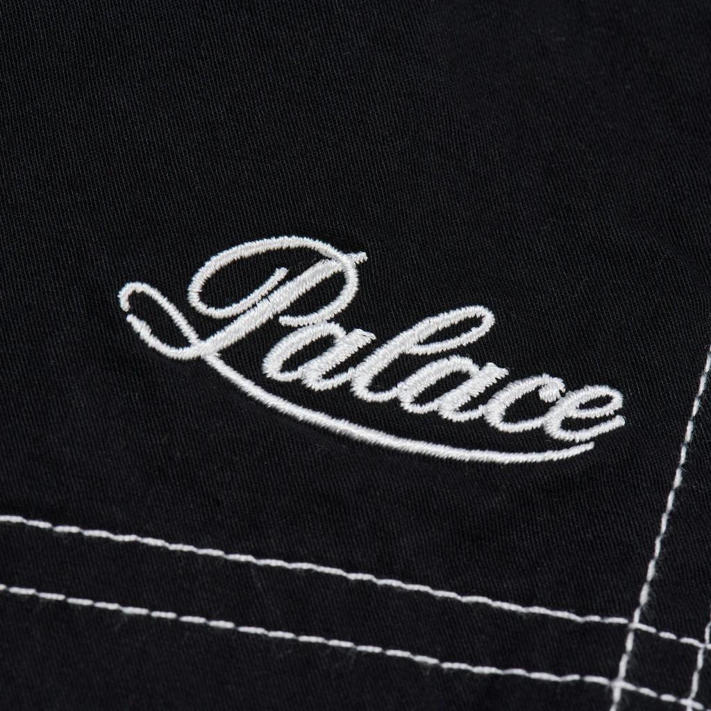 Palace Rinsed Short Black Unisex Bottoms P28ST043