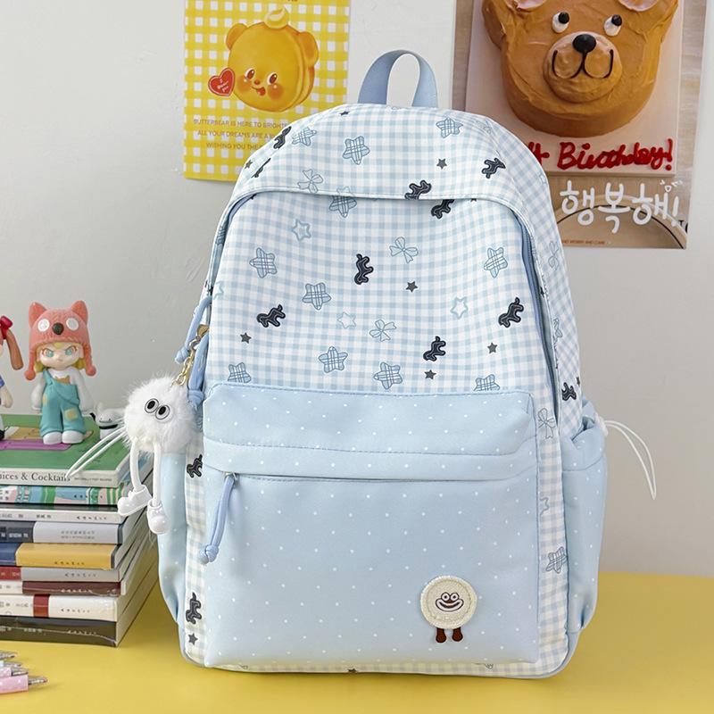 Schoolbag Japanese Cartoon Bow Backpack Female Student Large Capacity Cute Schoolbag Junior High School Student High Value Backpack