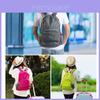 Casual Collapsible Backpack With Breathable Nylon Material For Leisure Trips