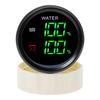Multifunctiaonal 2 IN 1 Water Level Gauge+Sewage Level Gauge Green LED Digital 52mm Dual Gauge 0-190ohm RV Car Boat Yacht 9-32V