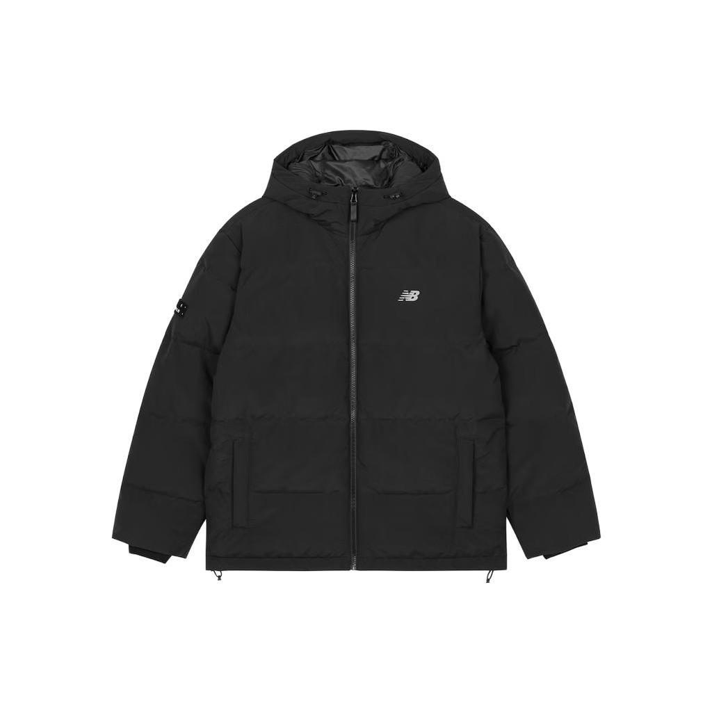 New Balance NB Logo Winter Down Jacket Black AMJ33339-BK