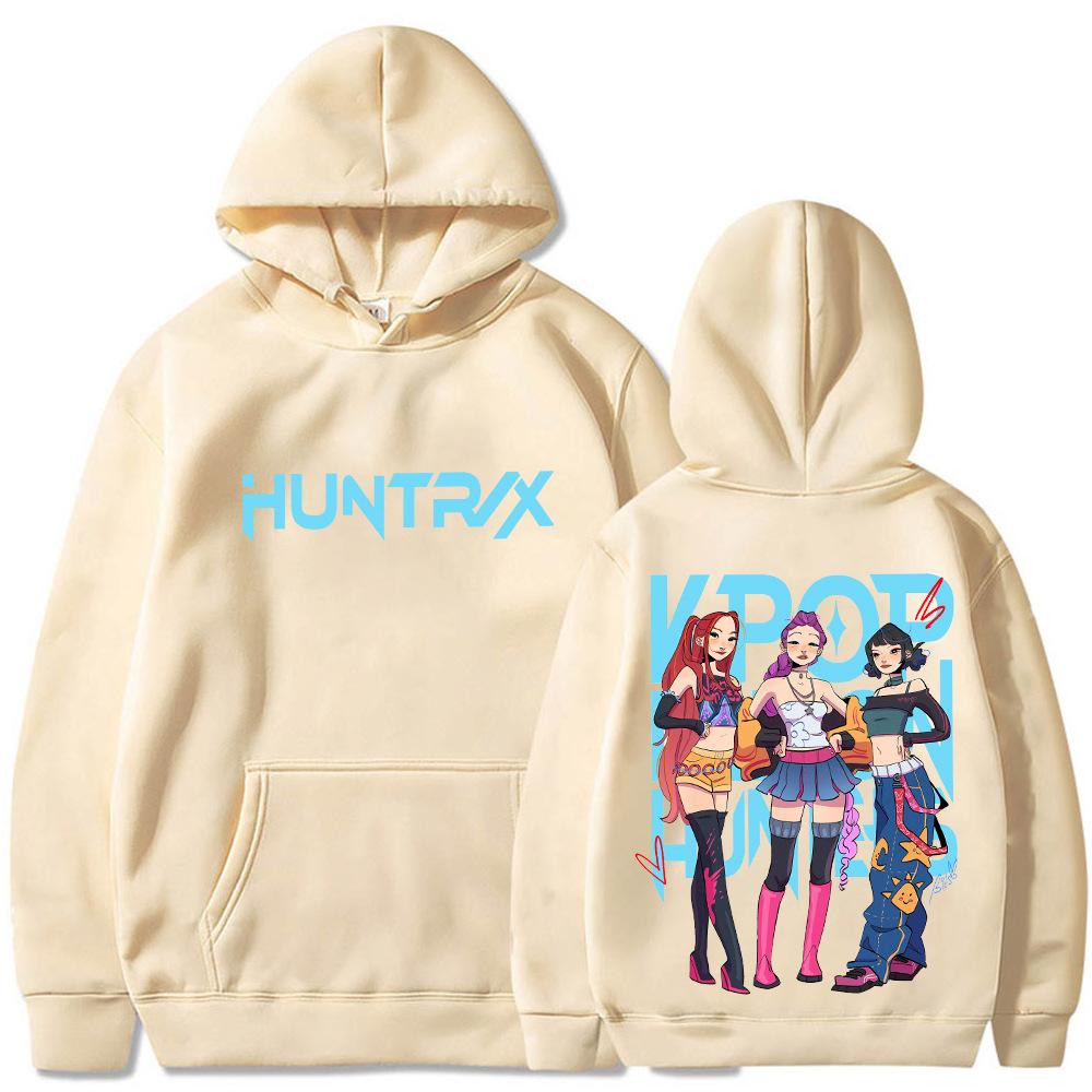 

Unisex Hoodies & Sweatshirts Fashion Kpop Devil Hunter Long Sleeve Sports Hoodie XXXL хаки