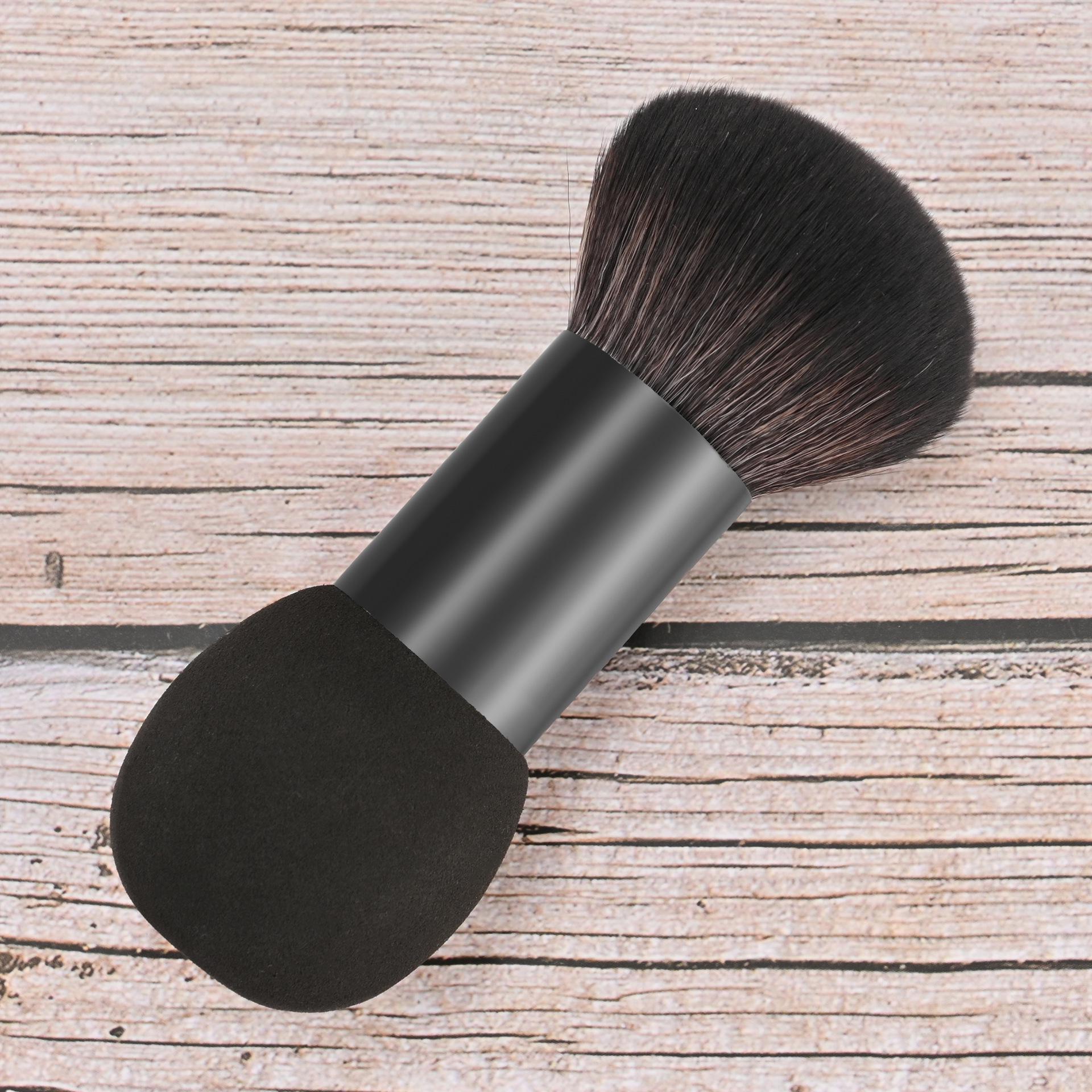 

Портальная двусторонняя кисть для макияжа двойного назначения: Пудра, Тональная основа, Рассыпчатая пудра, Кисть для румян для сухого и влажного нанесения