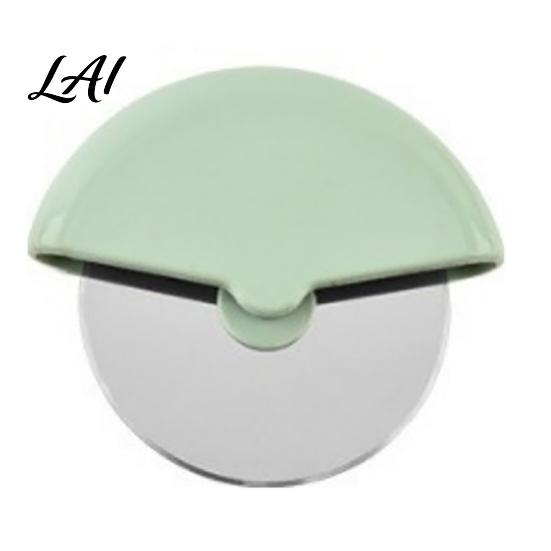 Durable Cheese Cutting Blade Stainless Steel Pizza Cutter Wheel Pastry Dough Slicer Tool for Crusts Easy Grip Baking Pie Pastries Pancake Ergonomic