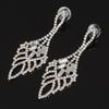 Luxurious Exaggerating Earrings Long Water Drop Bridal Crystal European and American Hot-Sale E482