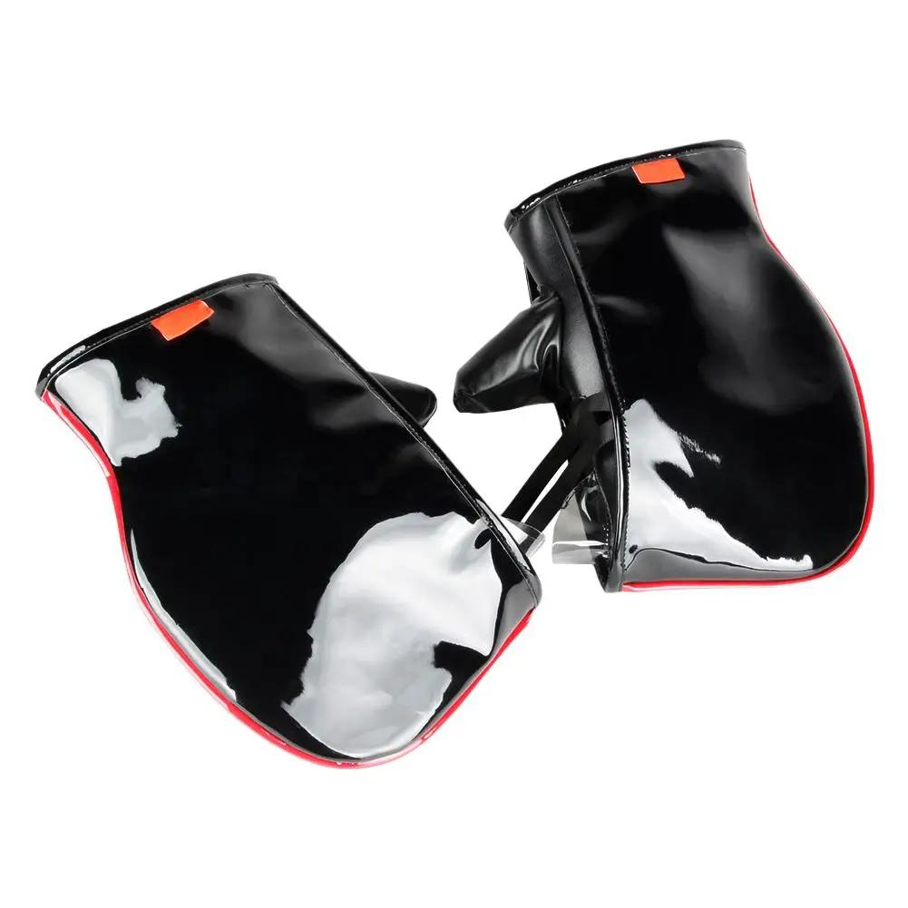 Winter Motorcycle Warm Waterproof Handlebar Muff General Handle Mirror Leather Tool Cover Windproof Scooter Stereo Electric