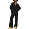 UGG Casual Pants Women's Black Moderate Straight Fit Pants (Unisex) Casual Pants 1180691 | Black