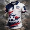 Men's Soccer Fan T-Shirt for Day Support