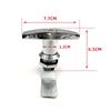 T-Handle Lock Door Cover Latch With Keys For Truck RV Shell Camper Motorhomes