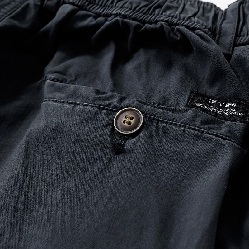 Demana Men's Summer Workwear Multi-Pocket Wide-Leg Shorts