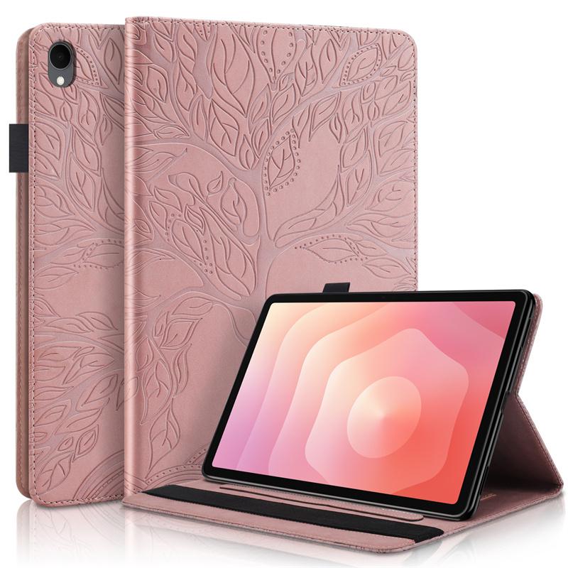 Funda For Samsung GalaxyTab S11 Ultra 14.6 Tab S11 Case Embossed Tree Wallet Stand Cover For Coque Galaxy Tab S11 11 Inch 2025 SM-X730 X736B Case