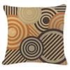 Retro Ethnic Geometry Decorative Cushion Cover Cotton Linen Textile Printed Throw Pillowcase for Car Sofa Bed Home Decor 45X45CM