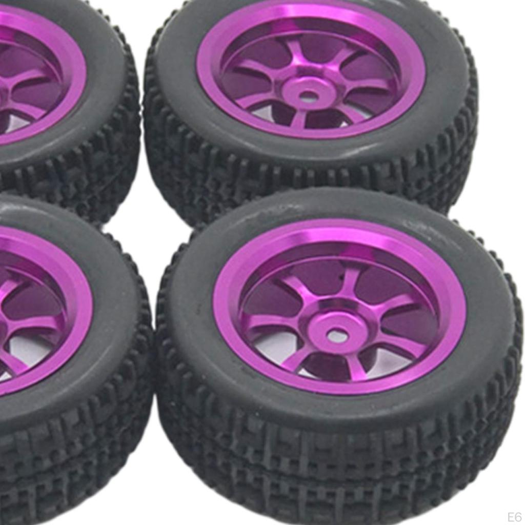Of Rubber Tires & Wheels Rims 12mm A949 A959 for WPL C14 C24 D90 D91 Model Buggy DIY