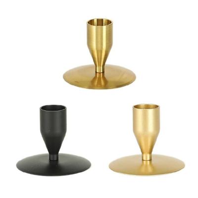 Suportes de Velas Cônicas de Ferro Metálico Suportes de Castiçal Retrô para Centro de Mesa de Sala de Jantar Festas Casamento Decorações de Casa