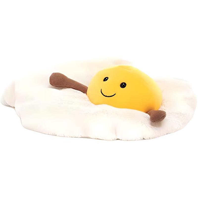 JELLYCAT Fun Food Series Poached Egg Soothing Doll Plush Doll 27cm High