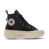 Converse Run Star Hike Trendy Versatile High-Top Canvas Shoes Unisex Sneakers Black Gray A04261C