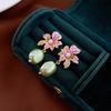 Ear Jewelry Bohemian Earrings Women Pearl Pendant Sweet Drop Earrings Flower Stud Earrings  Party