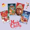 50Pcs Snack Packaging Christmas Candy Bag Cookie Gift Package  for Xmas New Year Party Decor