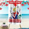 Go Sydney Roosters Print Beach Towel, Large Soft Quick Dry Towel for Beach Camping Swimming