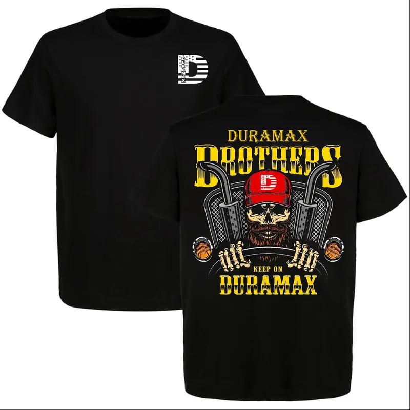 Duramax Skull Trucker Graphic T-Shirt ? Vintage Diesel Truck Driver S