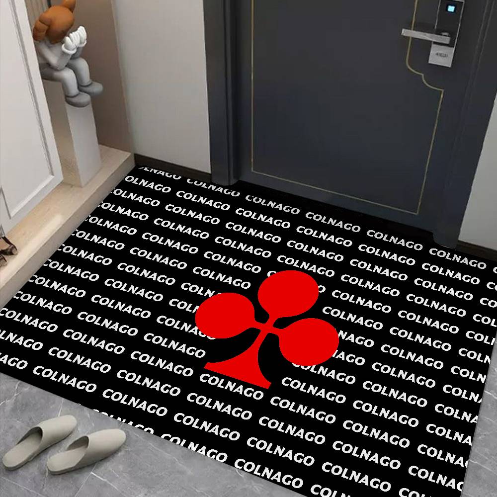 Colnago Logo Room Mats Retro Multiple Choice Living Room Kitchen Rug Non Slip Welcome Rug