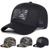 Unisex Amerikanische Flagge Stickerei Baseball Netzmützen Frühling und Sommer Outdoor Verstellbare Lässige Hüte Sonnenschutzmütze Sportkappe