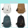 Wholesale Girls' Backpack With Large Capacity Oxford Cloth Material Fresh And Sweet Style Suitable For Travel White/black/green/camel