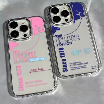 Modische B-bulles Handyhülle für iPhone 16 15 Plus 14 Pro 13 12 11 17 Pro Max 14 16 Plus 17 Air Silikon Klar Weich Abdeckung Cases