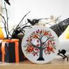 Halloween Embroidery Set Gothic Halloween Embroidery Beginner Kit Needlework Accessories For Holiday Costume Crafting Party