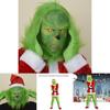 Halloween a Vánoce Grinch Ukradl Kristus Cosplay Kostým Doplňková Sada Pro Párty
