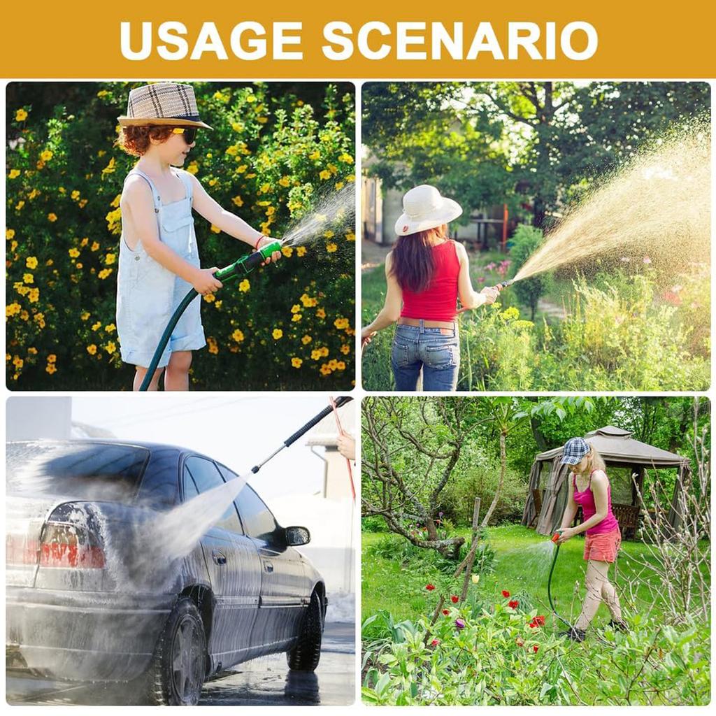 Garden Hose Connector Kit Tap Adapter Double Male Snap Seal Ring for Home Garden Outdoor Repair Routine Maintenance