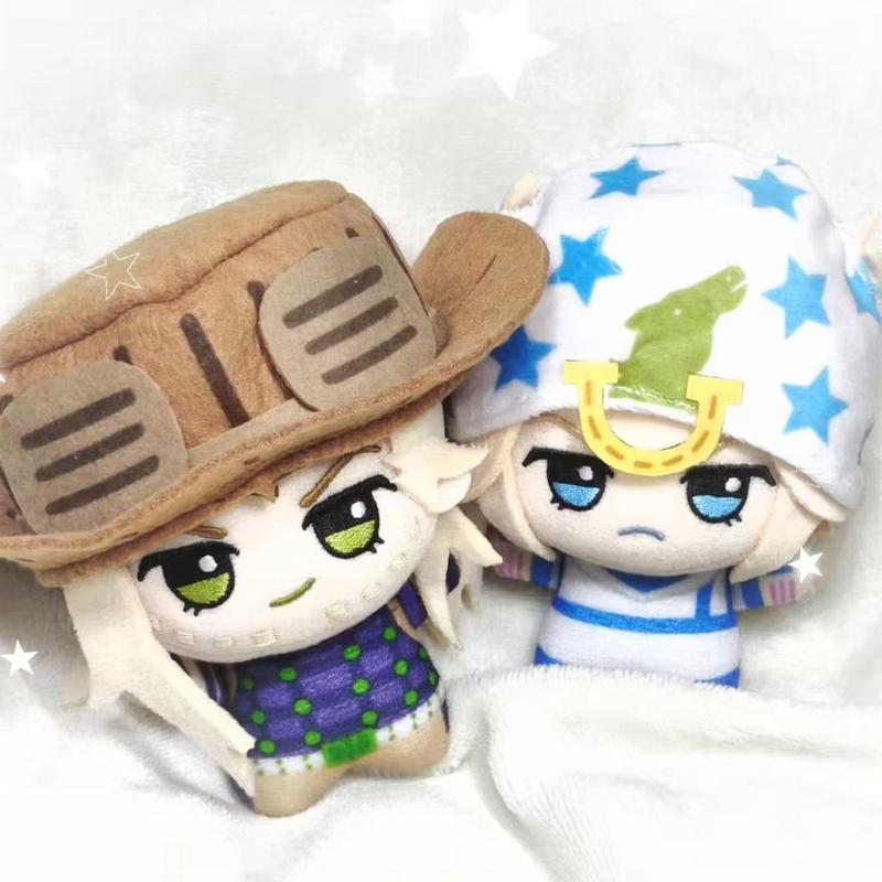 Anime JOJO Steel Ball Run Cosplay Johnny Joestar Gyro Zeppeli Puppe Plüschtier Baumwollpuppen Zimmerdekoration Weihnachtsdekoration