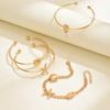 Ocean Wind Bracelet Set Accessories Shell Starfish Temperament Versatile Design Sense Opening Bracelet
