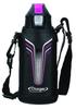 Pearl Metal Direct Bottle 800 Pink X Black with Charger Neo Pouch, HB-5249, 0.8L