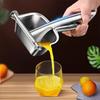 Heavy Duty Stainless Steel Citrus Press Manual Lemon Juicer Hand Held Orange Squeezer Tool Rust Proof Durable for Fresh Juice