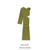 Kaslead New Arrival Women's Clothing Fashion Style Silm Cut Out Decoration Mini Dress 5039328