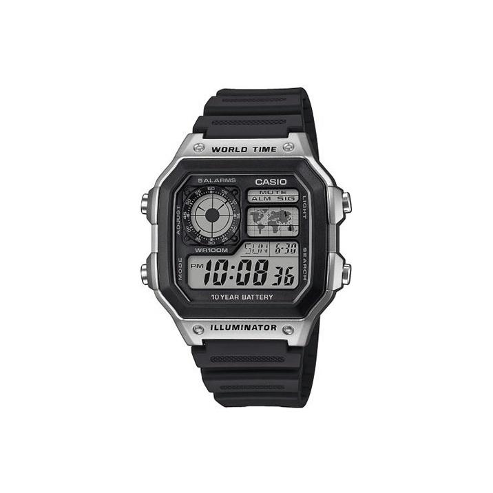 CASIO Men YOUTH Black Watch AE-1200WH-1C AE-1200WH-1C Black Strap Single Watch