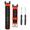 Silikon Weiches Armband Gürtel Sport Uhrenarmband für Amazfit TRex für TRex Pro Uhr(rot schwarz )