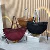 Bolso Tote de Gran Capacidad Nuevo Diseño de Nicho Cuero Gamuza Versátil Hombro Único Viaje Diario Cruzado Bolso de Mano