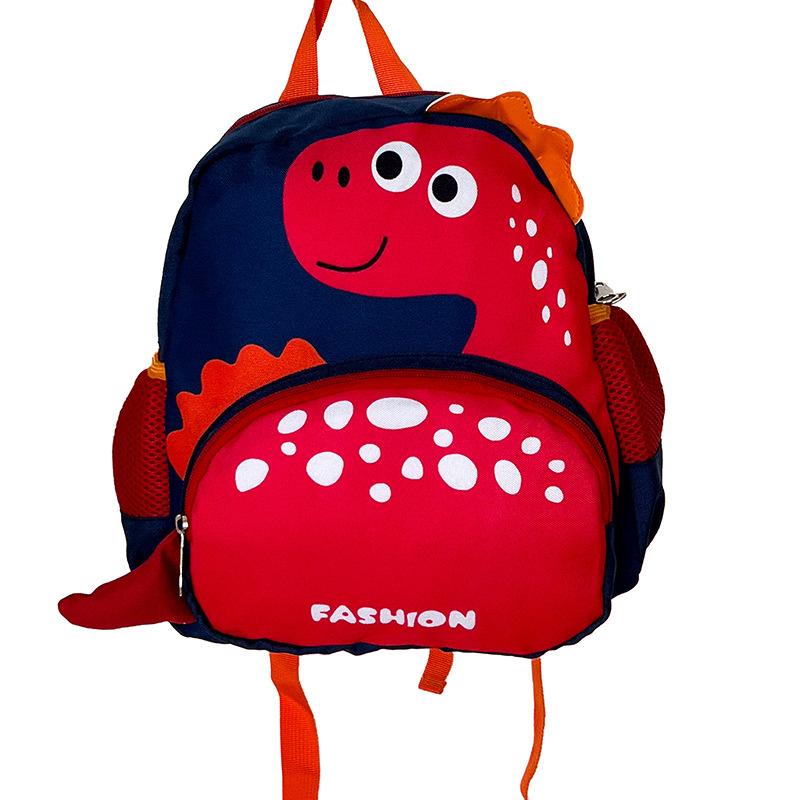 Anti-Lost Children'S Schoolbag Cartoon Dinosaur Kindergarten Children'S Lightweight Backpack Boys And Girls Travel Bag