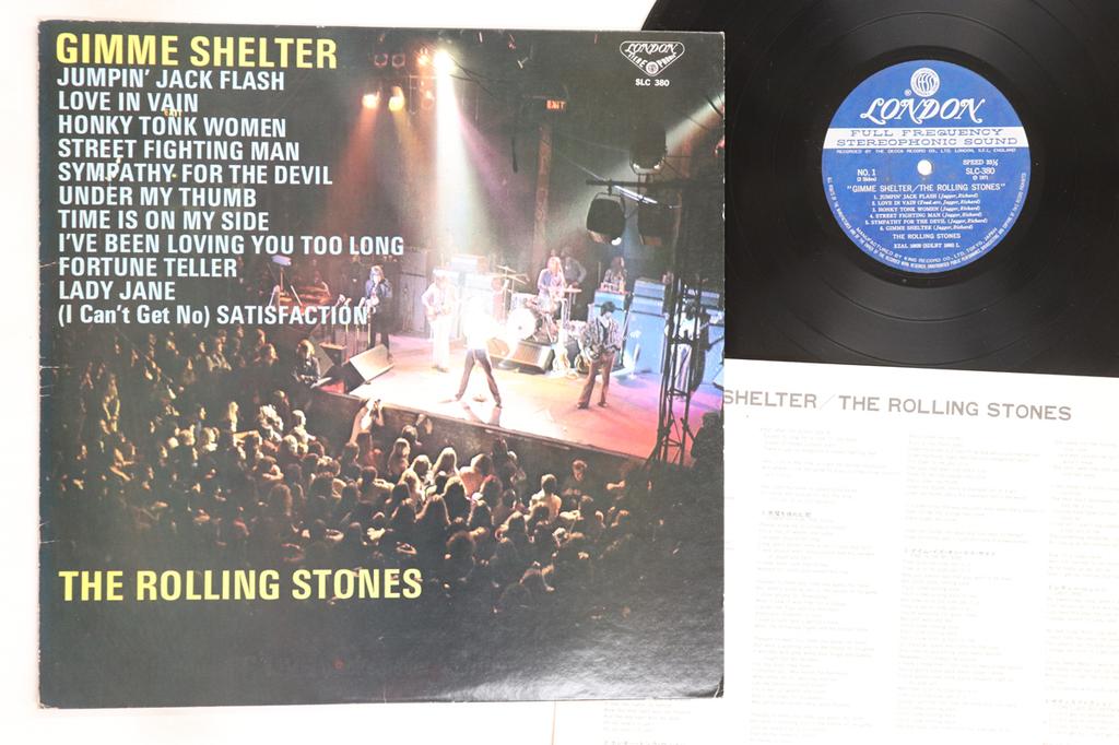 LP Record ROLLING STONES - Gimme Shelter SLC380 LONDON 1971 Japan Rock Used