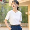 Woodpecker Damen Schweres Kurzarm-T-Shirt aus reiner Baumwolle