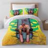 3D-Druck Chainsaw Man Anime Bettwäsche-Set Einzelbett Doppelbett King-Size Vollgröße Bettbezug Kissenbezug Bett Jungen Mädchen Erwachsene Heimtextilien