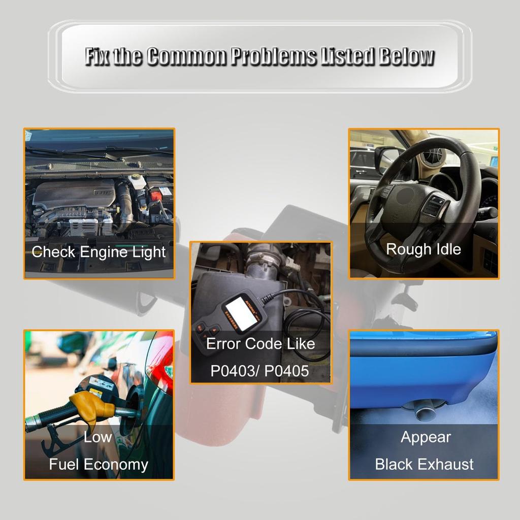 EGR Valve EGR3001 EGR Vacuum Solenoid Valve Fits for Ford F150 E150 E250 E350 Escape Expedition Explorer Taurus Lincoln Mercury Vacuum Control Valve,