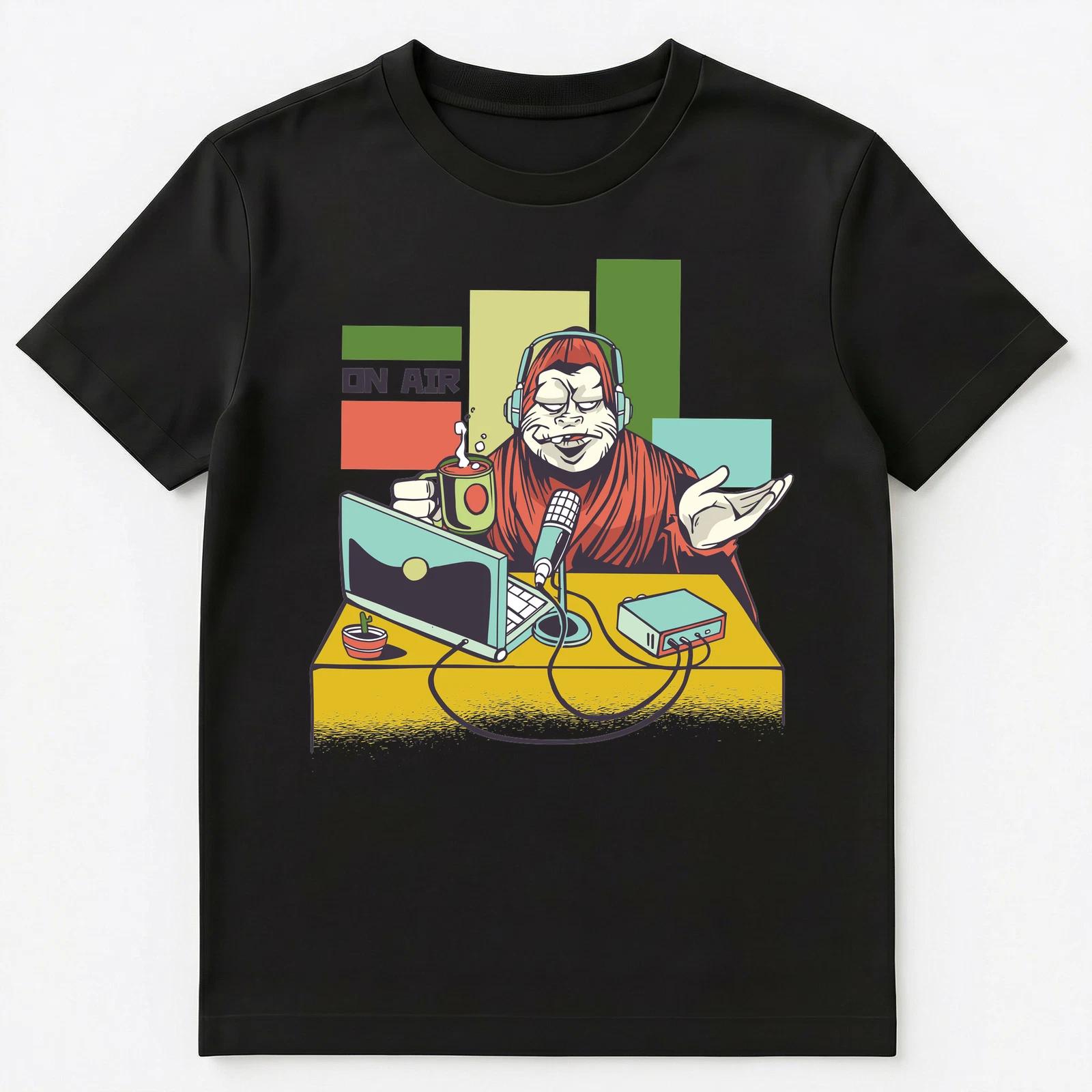 Funny Podcast Host Unisex T-Shirt 3XL