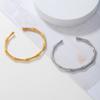 JYL TS Bracelet Bamboo Pattern Bangle-Symbolizes Resilience & Grows Steady Fortune