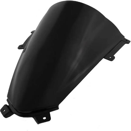 Windscreen Compatible with Ducati Panigale V2 955 Wind Shield Deflectors Panigale V2 Motorcycle ABS Windshield Wind Screen Black/Clear(Black-b1)